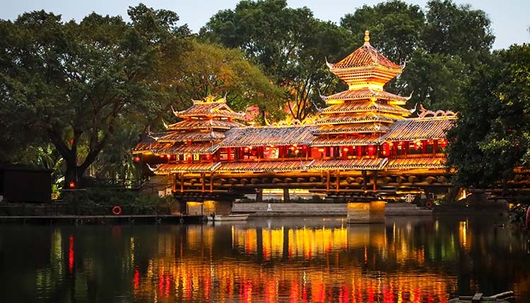 A pagoda in Shenzhen China. A New Global Asset Protection Director in China.