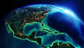 Planet Earth Featuring North American Continent. SMR Group is Recruiting for an Americas Head of Regional Security.