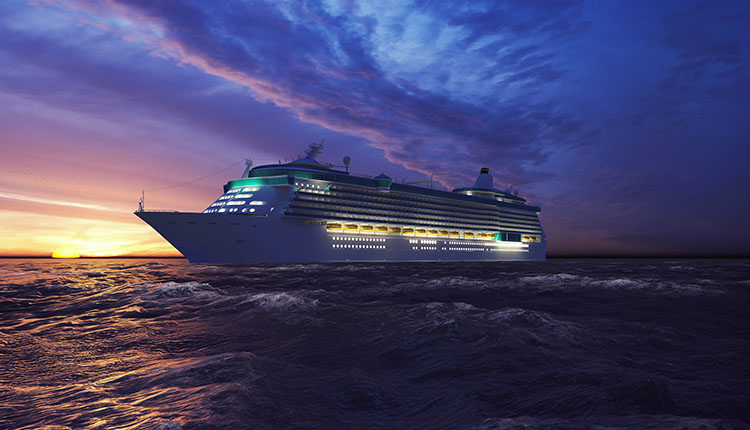 Luxury Cruise Ship at Sunrise. Come Sail Away – Cruise to a Rewarding Security Career
