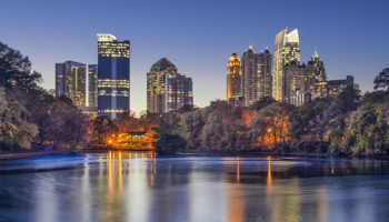Piedmont Park Skyline in Atlanta, Georgia. SMR Group is Recruiting for a Vice President, Corporate Security.