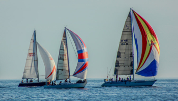Sailboats on Lake Michigan. SMR Group is recruiting for a Global Safety Director.